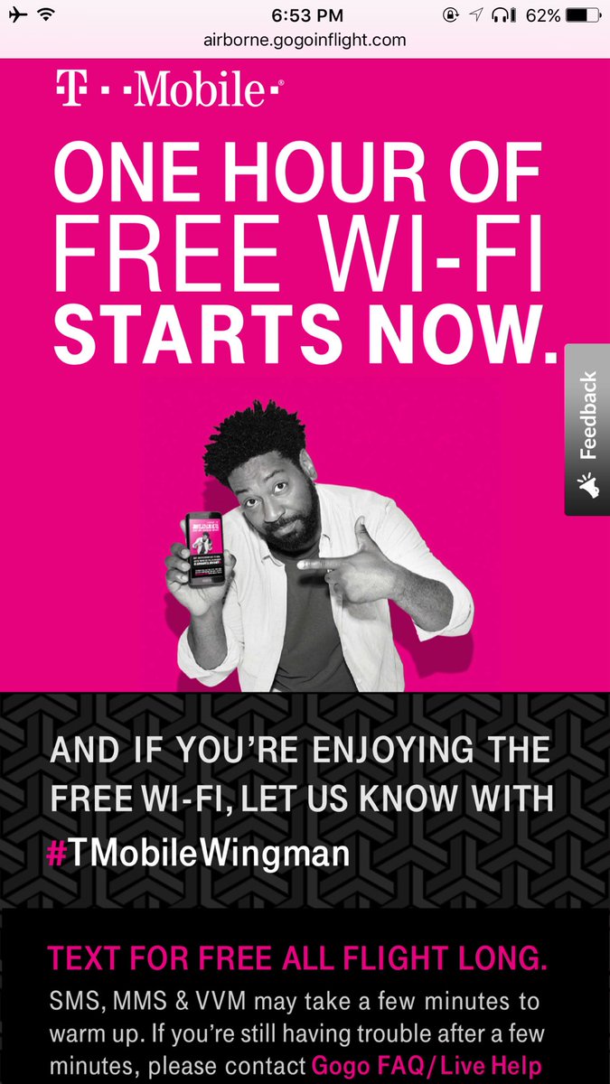 crys_sosic's tweet image. When @TMobile has your back 🛫👌🏽 #TmobileWingman #GogoInflight #perks #GetThanked #WeekendGetaway
