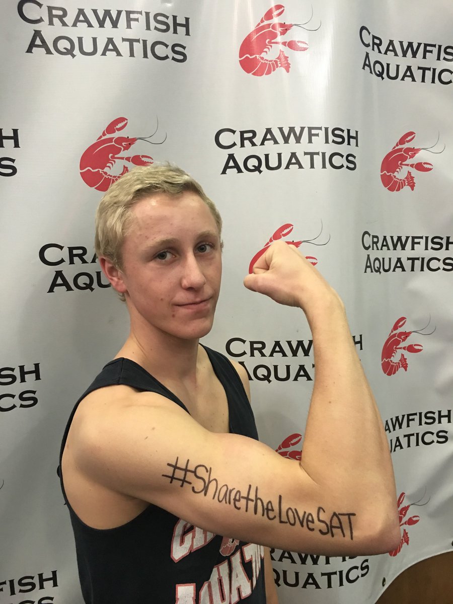 SwimFoundation's tweet photo. .@CrawfishAquatic makes their #USASwimaThon a family event with an entire post-swim cookout for everyone to celebrate! #SharetheLoveSAT https://t.co/u2oGCTZLpk