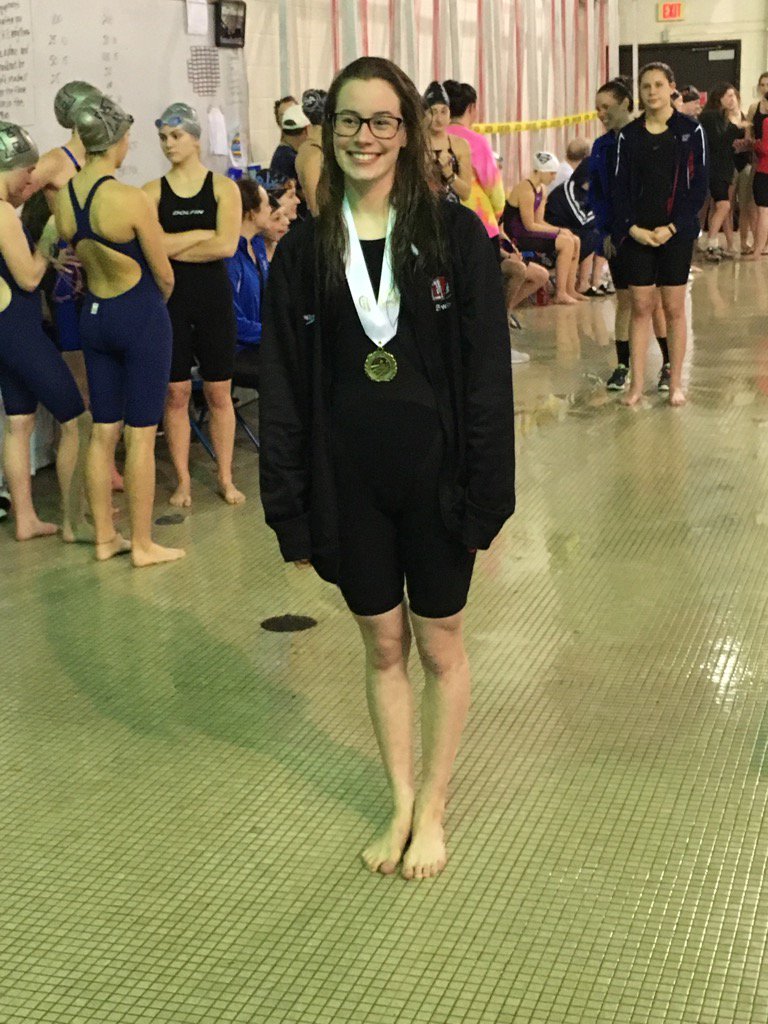 3rd Place 100 Backstroke Jacqueline McCutchan