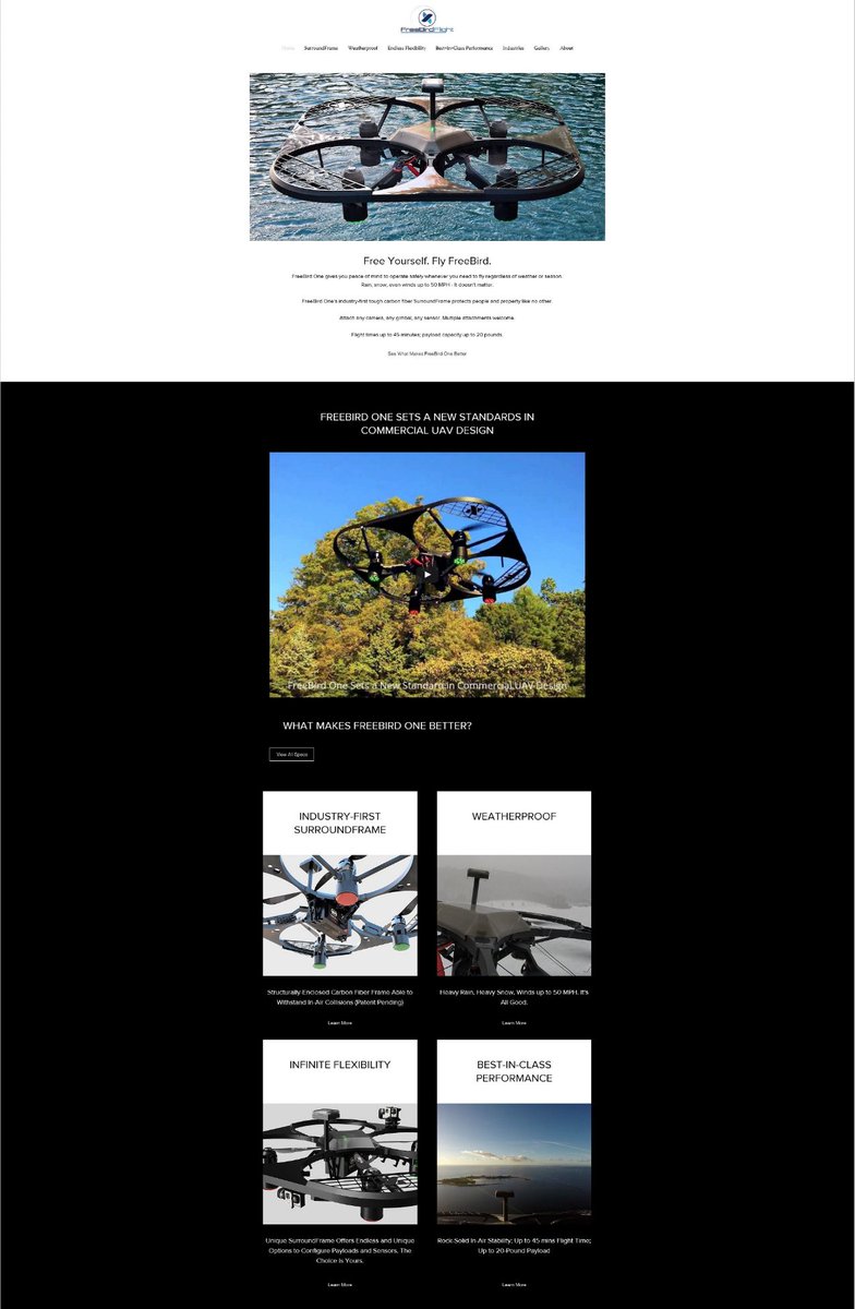 Freebird_Flight's tweet photo. Check out our new website. Latest design and capabilities showcased. Contact us with questions. Thanks!https://t.co/6AXQEwcVti https://t.co/JNAKAZNgan