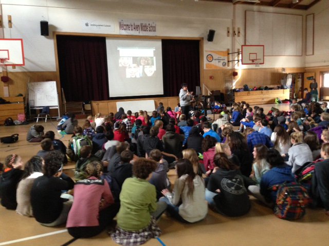amshawks's tweet photo. Yesterday's dental health assembly https://t.co/ZxamDQkbXl