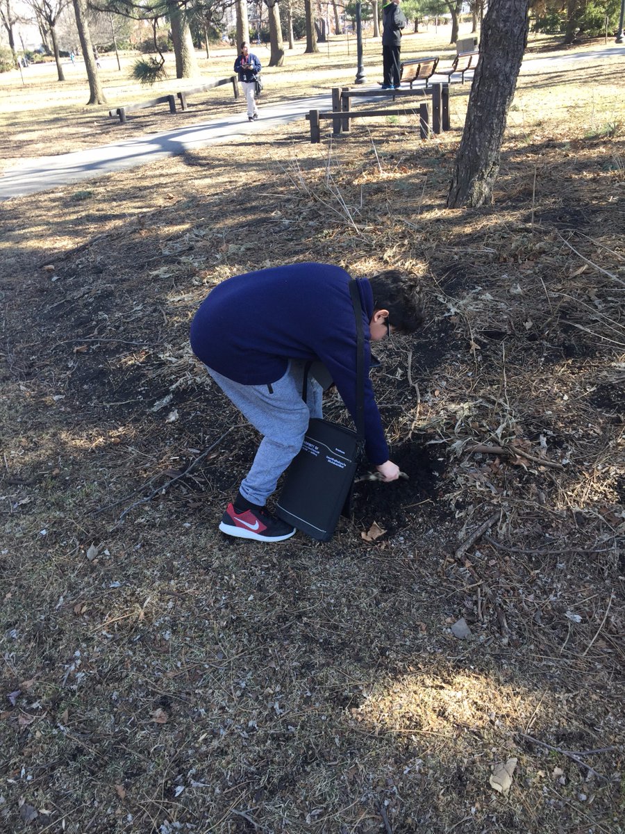 jkoll00's tweet photo. Warm weather in February calls for an organism hunt at the park! #NGSS #foodwebs #climatechangeisreal @HeritageD100 @Mrs_Coalson https://t.co/WXNk5m3UyD