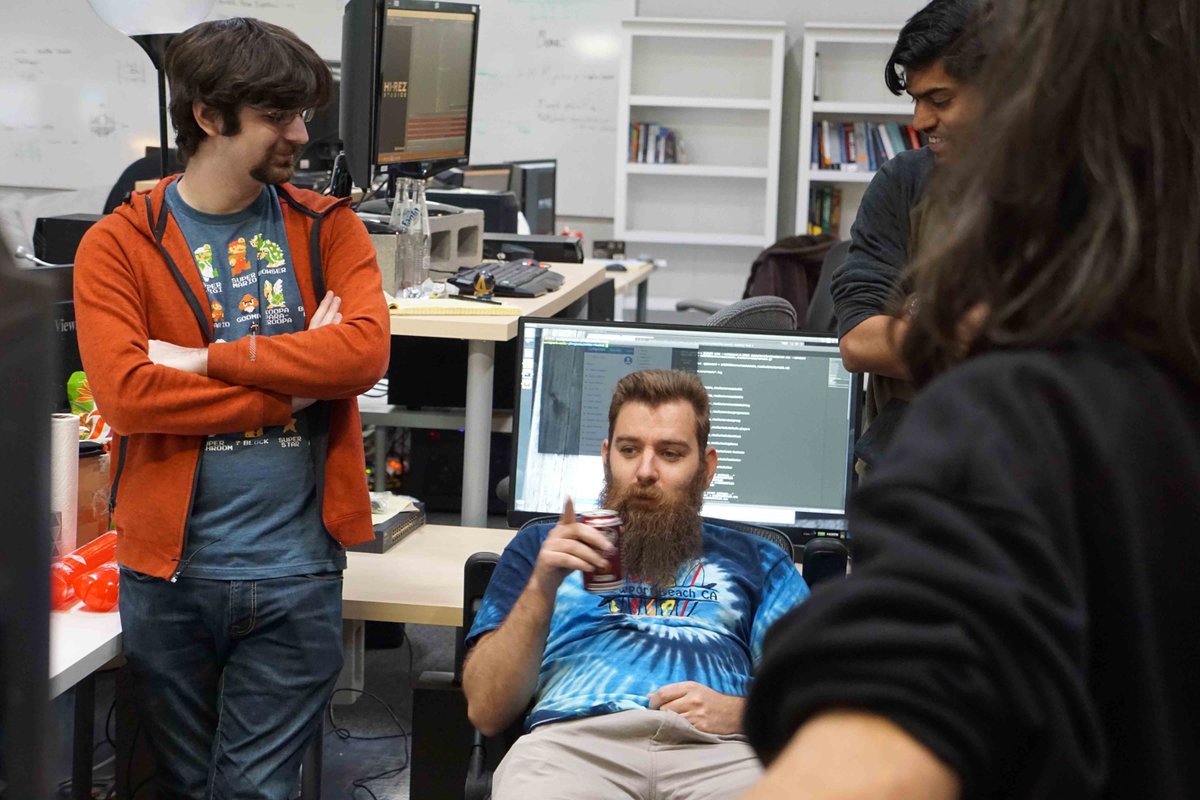 reactgames's tweet image. Today is Mark Owens last day at React! Games. We're going to miss you, buddy!