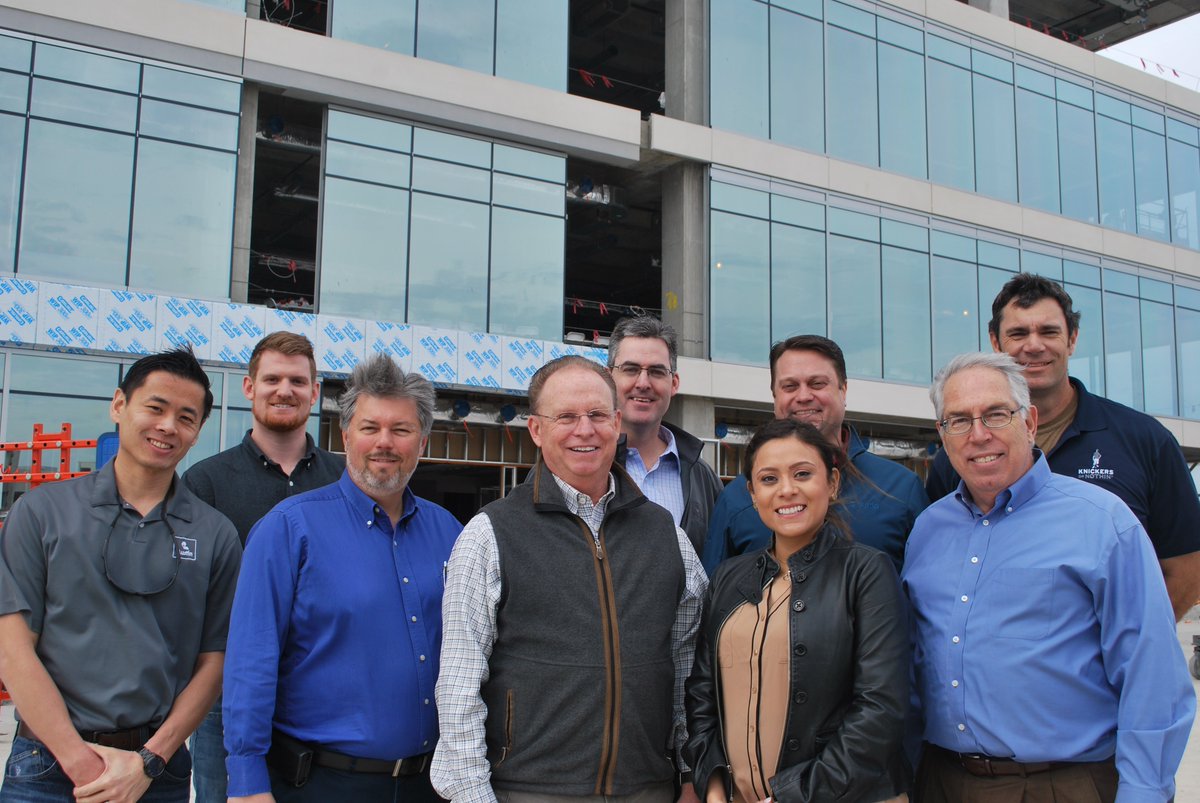 AustinCML's tweet photo. Congrats to @graniteprop on today's Granite Park VII Topping Out! Great day &amp; awesome work by all teams involved on this job. @bokapowell https://t.co/YPJu8AhQnU