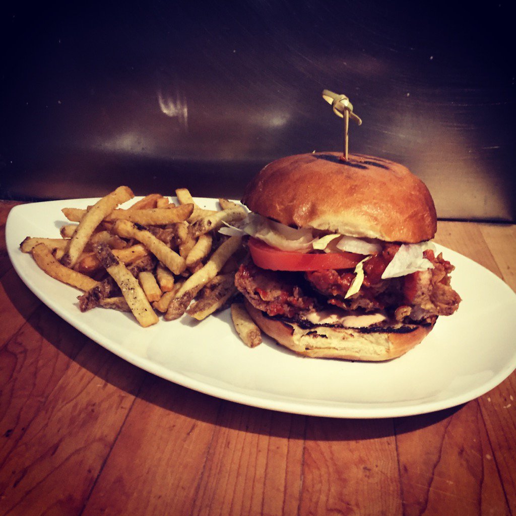 Come try our Buffalo Chicken Sandwich all weekend <a href="/FollowRoncey/">Roncesvalles Village</a> <a href="/feastforless/">Feast For Less</a> <a href="/TOFoodFest/">TO Food Fest</a> <a href="/roncyworks/">RoncyWorks</a> <a href="/RevueCinema/">Revue Cinema</a>