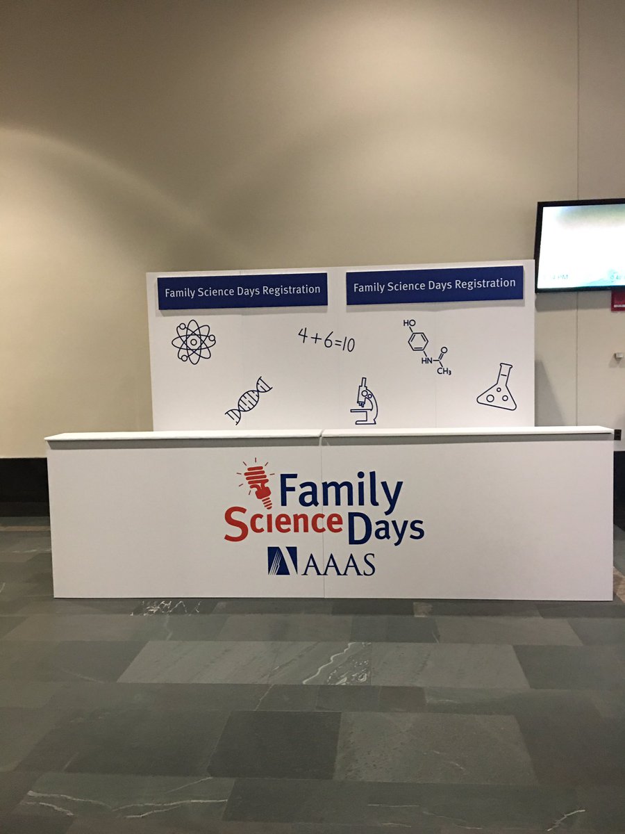 MeetAScientist's tweet photo. So close we can taste it! TOMORROW is the big day! #FamSciDays will be here before you know it! #AAASmtg https://t.co/a551jJTZem