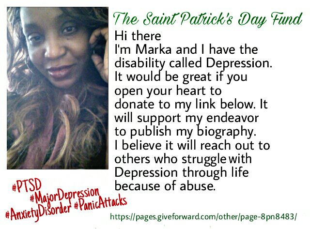 damsel_life's tweet photo. @GiveForward donate💚
#PTSD #MajorDepression #AnxietyDisorder #PanicAttackDisorder https://t.co/hIV0267IWe