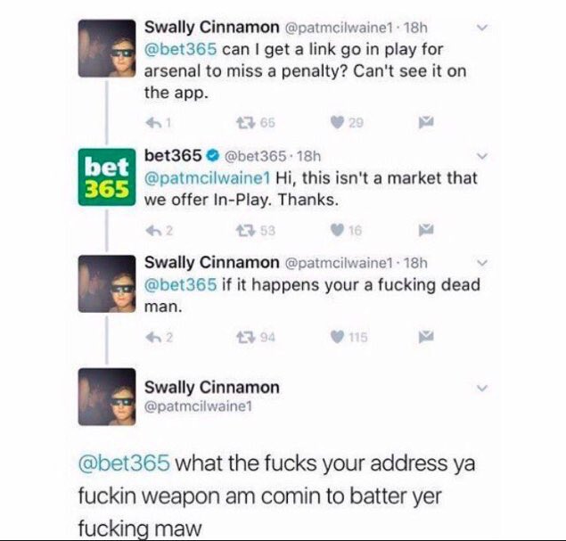 When the bet you asked about actually comes in 😂