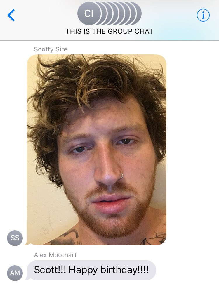 eringilfoy's tweet photo. i sent this as a joke bc it's ed sheerans birthday but everyone in the chat actually thinks it's scott's lol https://t.co/GNnFQyi3tz