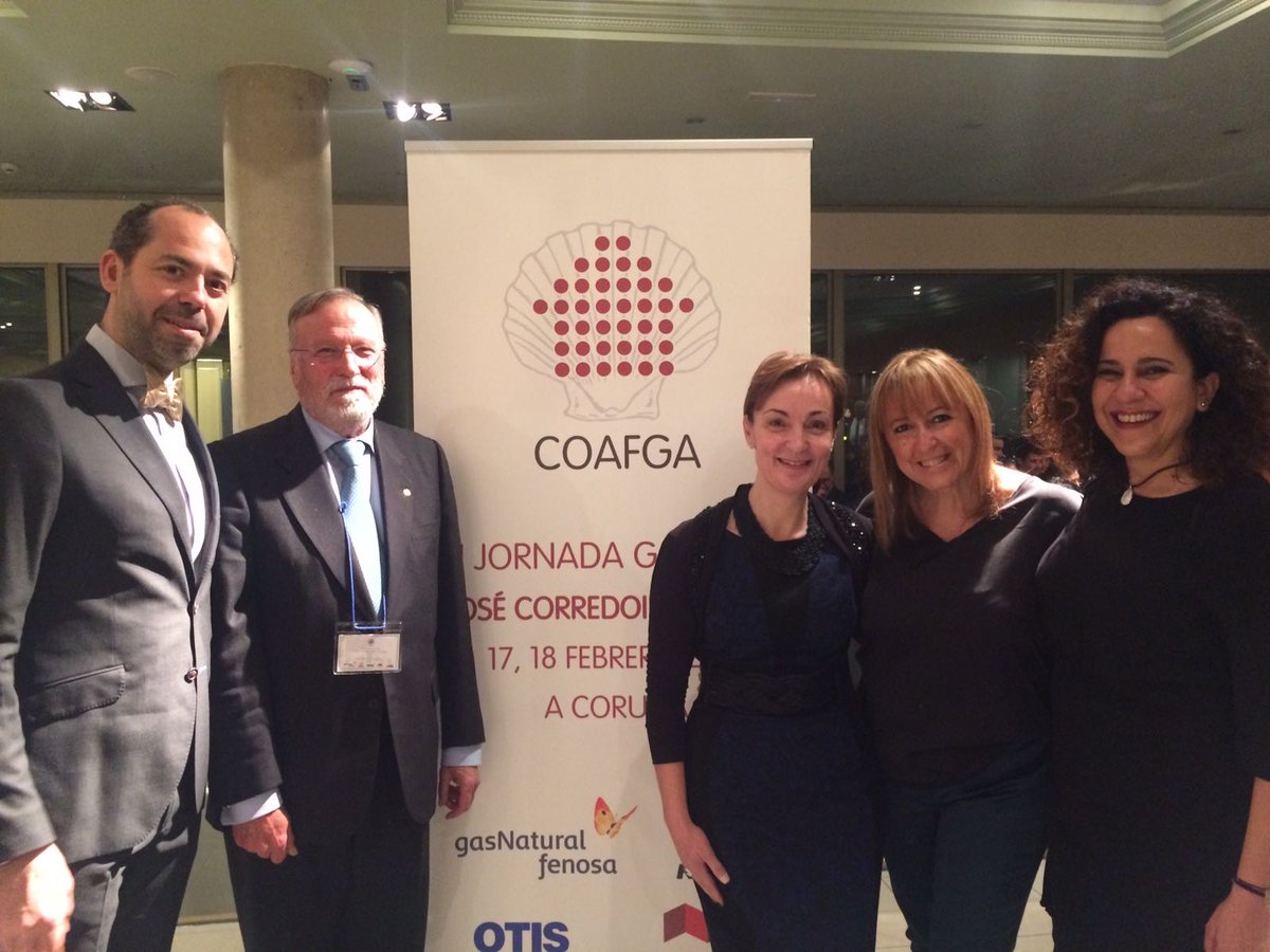 CAFMadrid's tweet photo. Nuestros representantes de @CAFMadrid en las jornadas de @coafga_org: @presidenteCAFM @EceizaR @LovelleGema @riosalidoih Luis de la Peña https://t.co/Rw2pbkmJZV