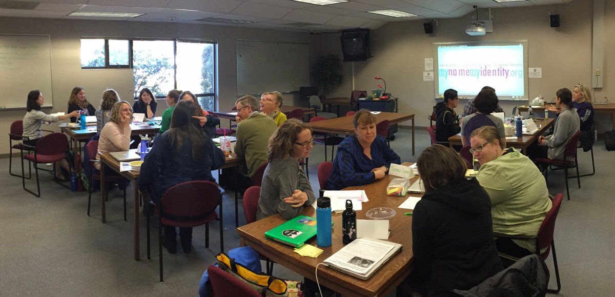 mcestevens's tweet photo. Powerful teaming between our instructional coaches and TOSAs.  #ShorelineInstruction https://t.co/eDGlygVQnE