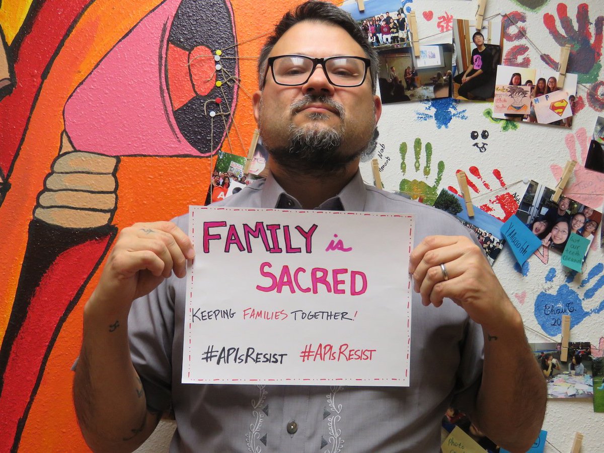 APANOActionFund's tweet photo. #APIsResist by keeping families together. How do you resist? https://t.co/ZoiaD2sN38 https://t.co/4Ra1IzVHUm