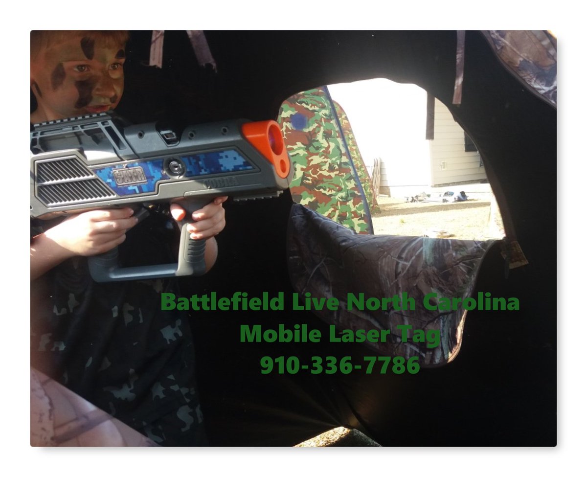 battlefieldnc's tweet photo. Battlefield Live North Carolina Mobile Laser Tag We Bring The Fun To You 910-336-7786! https://t.co/BJLfbE3EL1