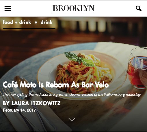 agencyIMD's tweet photo. Extend the post #ValentinesDay vibes &amp; cozy up w/ your special someone at #BarVeloBrooklyn. Details: https://t.co/3FLO6J33IF @brooklynmag https://t.co/qQTBLztMd5