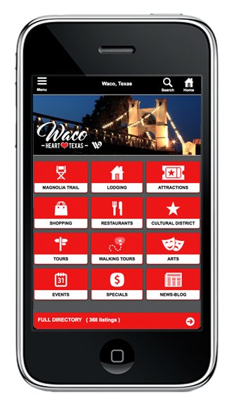 MobileTownGuide's tweet photo. @WacoAndTheHoT @cityofwaco @magnolia @chippergaines - Great use of @MobileTownGuide's features! We <3 Waco too! https://t.co/3QAvxesOGi
