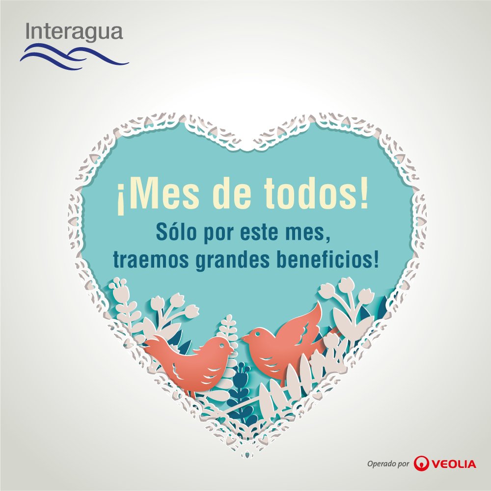 interagua's tweet photo. Que no se nos acabe el amor 💔https://t.co/Ndn3aWPpxr recuerda preguntar por la #PromoFebrero❤️❤️ https://t.co/Ndn3aWPpxr https://t.co/F2xiTPHJFp