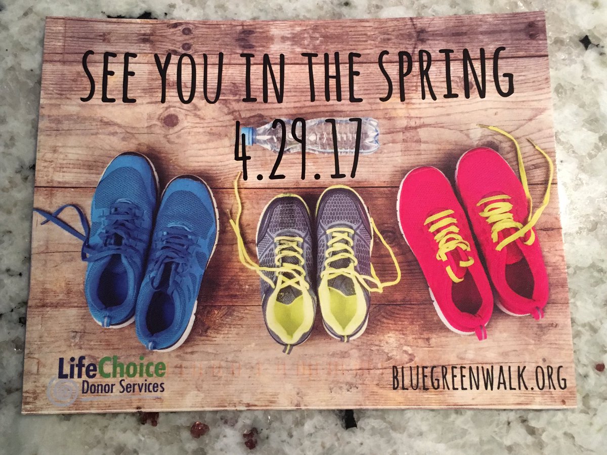 charzen1129's tweet photo. Can't wait! @lifechoiceopo 💙💚 #bluegreenwalkrun #teamsecondchance #donatelife https://t.co/XdoZgOQXLe