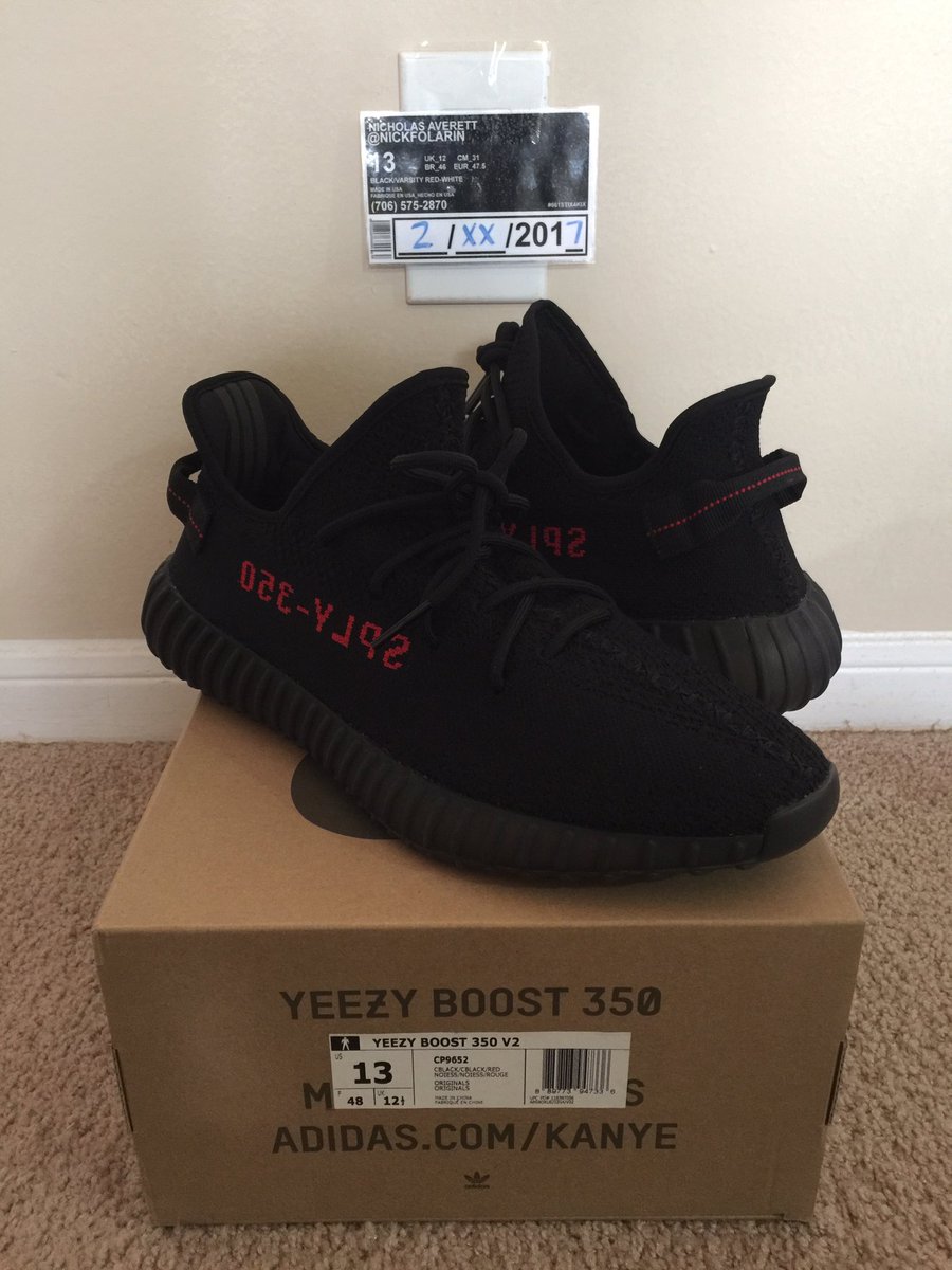 NickFolarin's tweet photo. DS Nike Air Jordan I "2016 Banned" 
DS Nike Air Jordan I "2016 Black Toe"
DS Adidas Yeezy 350 V2 "Bred"

Size 13 

$1K Shipped OBO https://t.co/Czh6lrPt6B