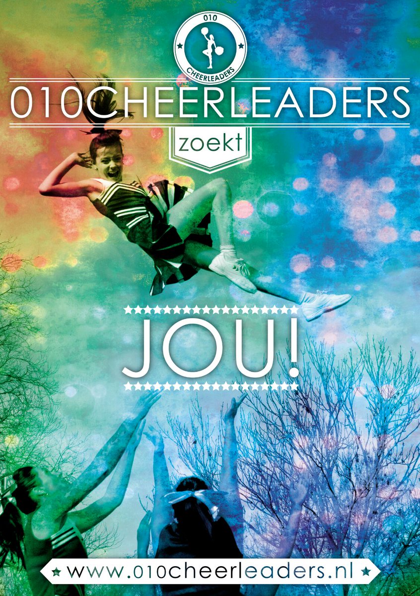 010cheerleaders opendag morgen 12 tot half 4 krabbedijkestraat 238! Kom Jij ook?