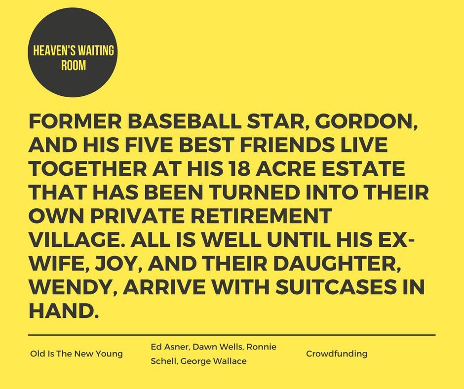 HeavensWaitRoom's tweet photo. Who is GORDON?
played by @TheOnlyEdAsner...
Help us FUND #HeavensWaitingRoom
#OldisTheNewYoung https://t.co/jPSFOPsWUe
