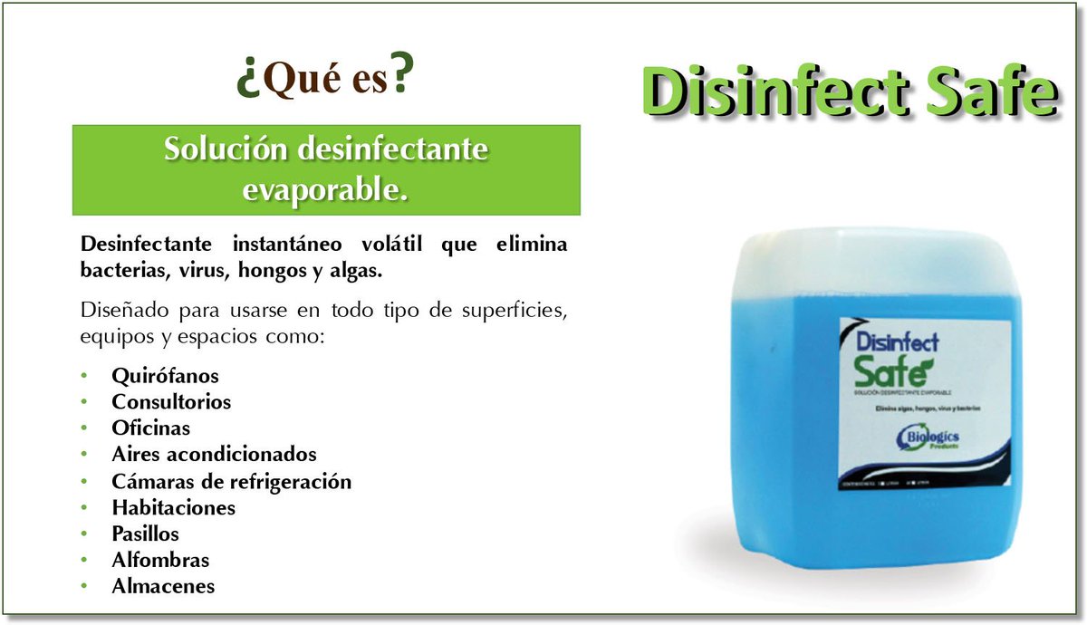 _GreenHouseMx's tweet photo. Elimina Virus, Bacterias, algas y Hongos con #DisinfectSafe
#GreenHouseMéxico https://t.co/dsuWFOOqHS