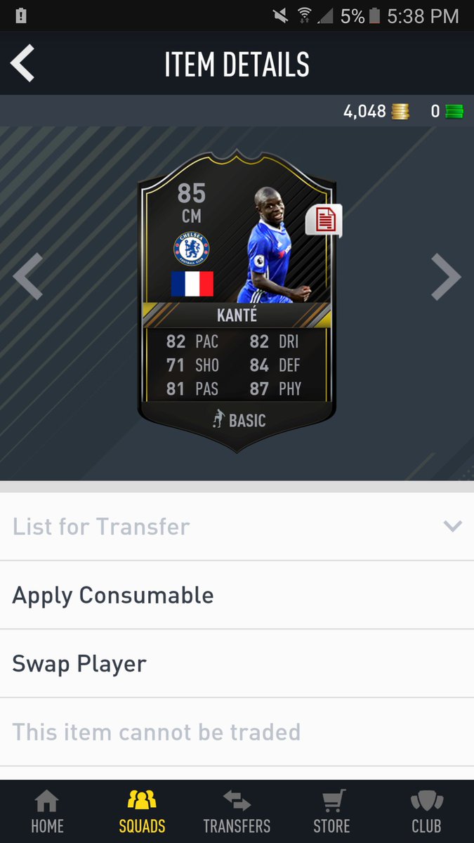 ItsPlam's tweet image. 3 PLAYERS IN THIS ACC HAVE GOTTEN AN UPGRADE! DM ME TO BUY! 

#fifa17 #fut #fut17 #fifa #fifacoins #futcoins #FUTChampions #delealli #kante