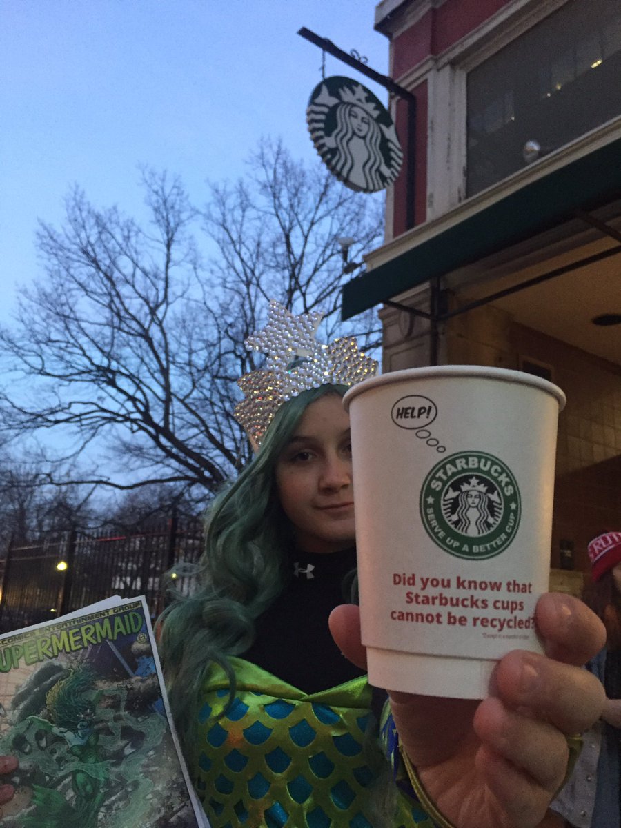 Campaigning for <a href="/standearth/">Stand.earth</a> ! Help us get <a href="/Starbucks/">Starbucks</a> to make a #bettercup! These are 100% recyclable where #Starbucks cups aren't!