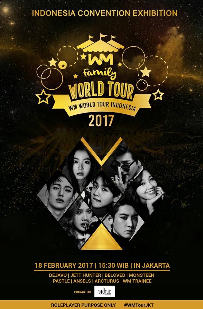 WMentRP's tweet photo. [NOTICE]
TODAY! INDONESIA CONVENTION EXHIBITION - WM FAMILY WORLD TOUR IN JAKARTA! 
Silahkan retweet untuk masuk kedalam list #WMTourJKT https://t.co/QwFuNnFynU