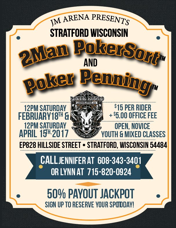 PokerRodeo's tweet photo. Wisconsin, tomorrow is your chance! https://t.co/85Hg0Mpa4F
