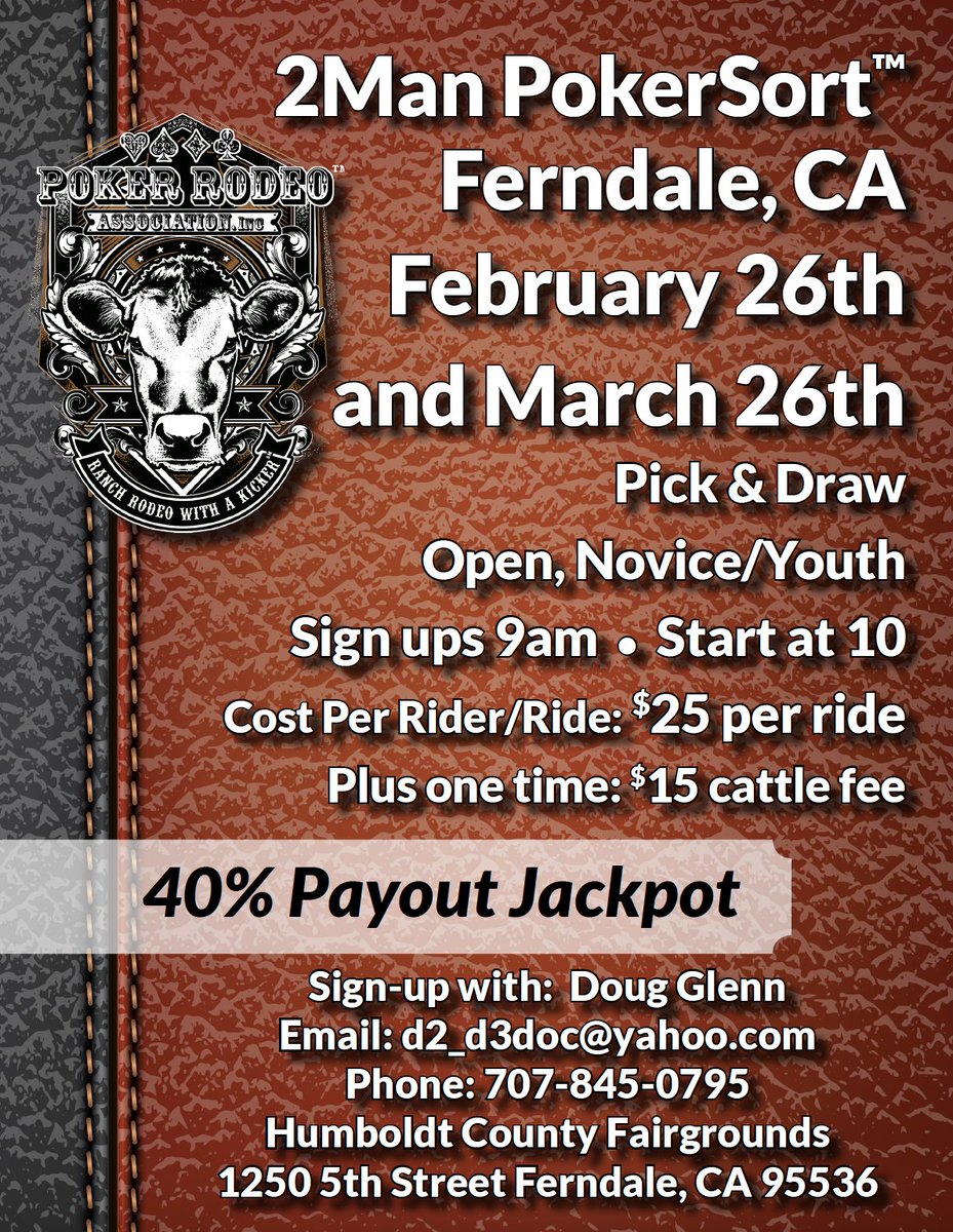 PokerRodeo's tweet photo. Welcome back Northern California riders and Producer Doug Glenn!! https://t.co/Rw57qtf8xv