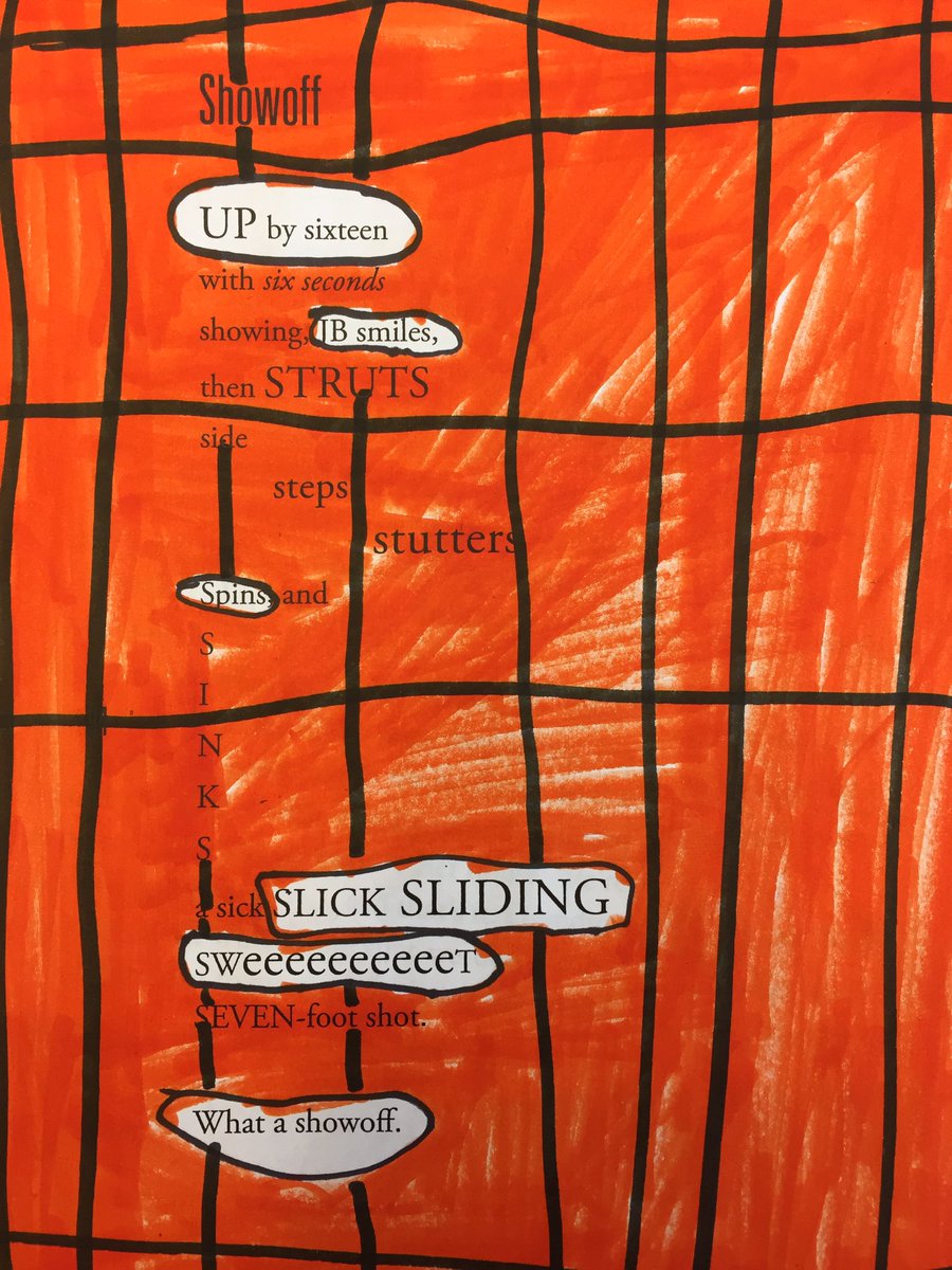 MsBernardTeach's tweet photo. We made "Found Poems" for Read Your Heart Out Day! There was so much creativ energy in Room 2088 today!! https://t.co/uo4mJFChje