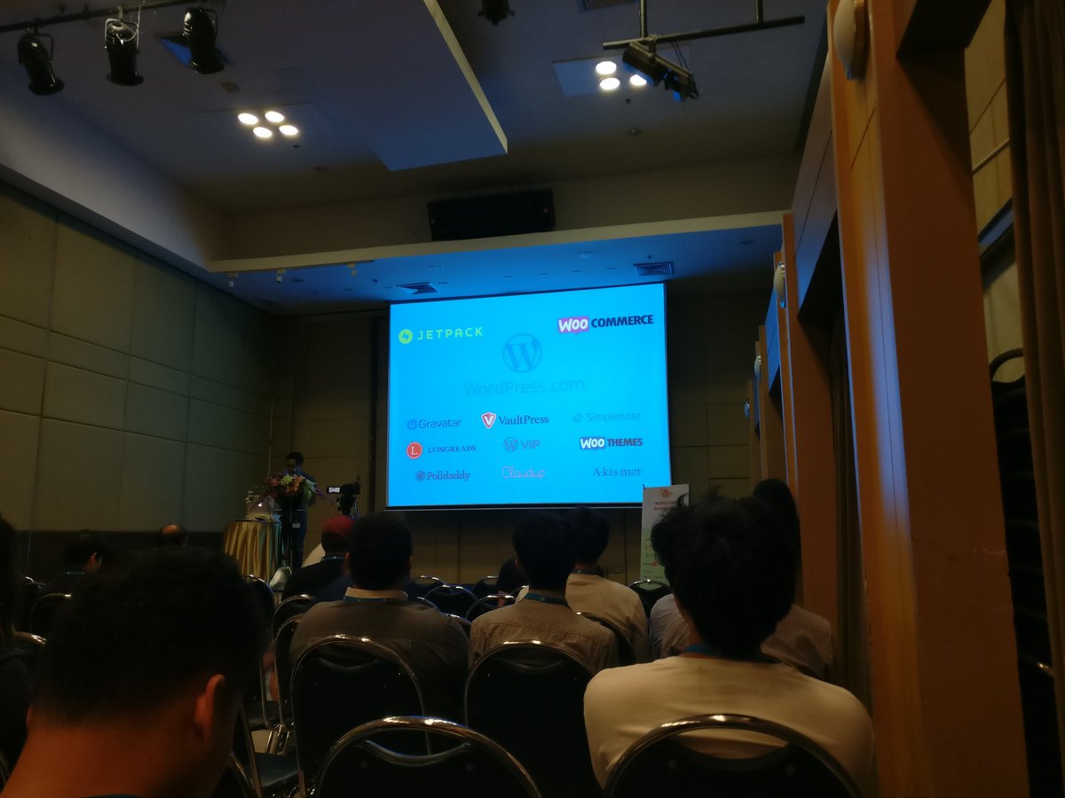 Andrew speaking on the inner workings of <a href="/automattic/">Automattic</a> at #wcbkk