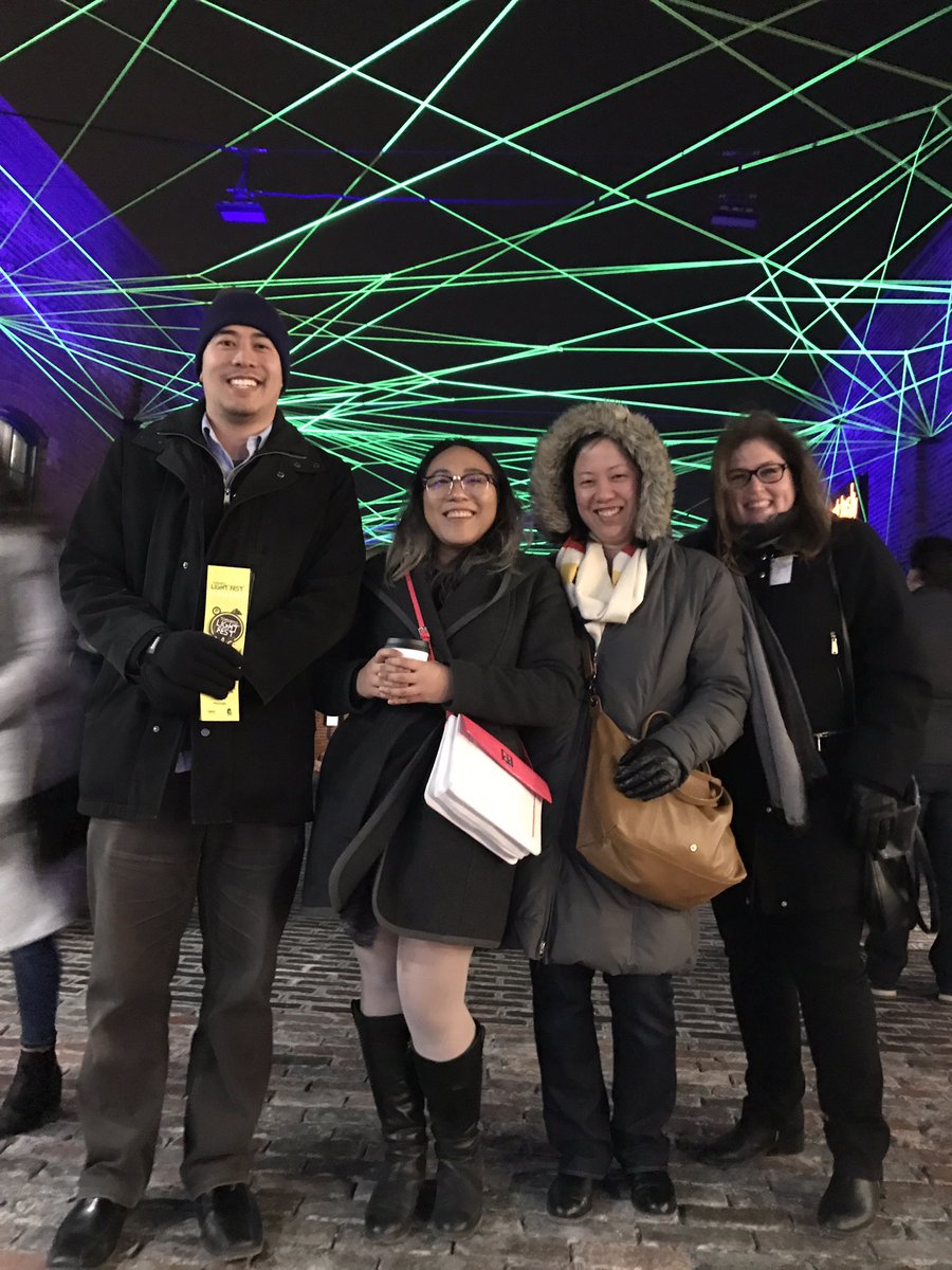 AlulaLighting's tweet photo. Celebrating #lightingdesign at #torontolightfest with #IALDToronto @IALD https://t.co/zxNkkJvUBV