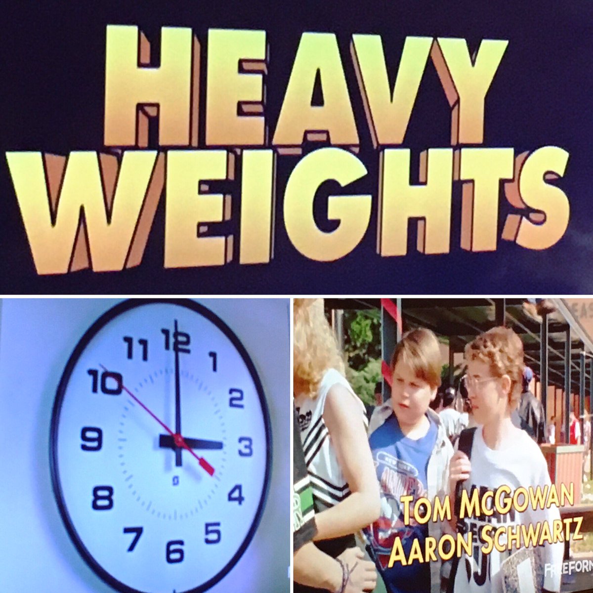 KatieWilliard's tweet photo. My Friday. @AARONSCHWARTZ11 😍😍😍😍😍 #HeavyWeights #CampHope #endlessquotes https://t.co/rHsmFirBzi