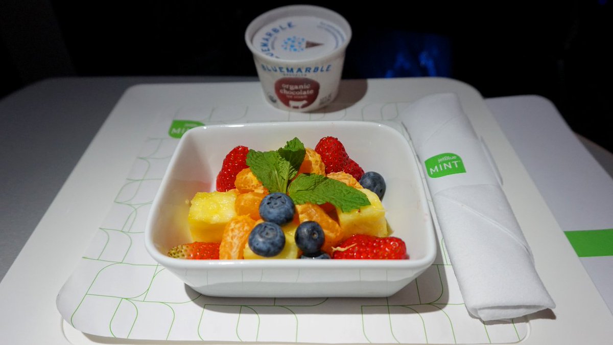 LuxuryFred's tweet photo. What a great combination @JetBlue #Mint + @bluemarblebk https://t.co/pGRHW9zjN1