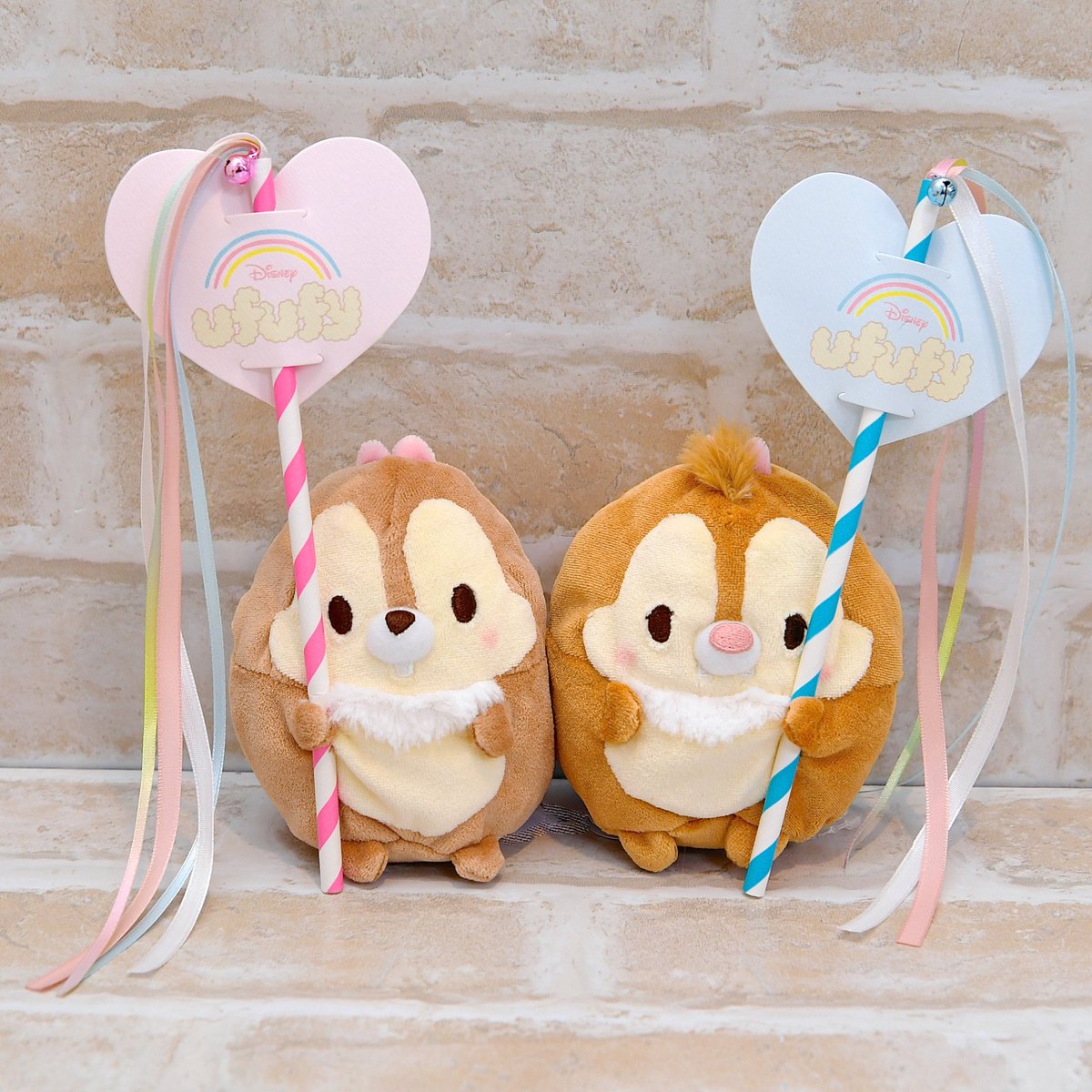 Mezzomikiのディズニーブログ ふわふわかわいい癒やし系ぬいぐるみ ディズニーストア Disney Ufufy ウフフィ Sサイズ16種類 本日2月18日待望の再販スタート 先着でリボンワンズのプレゼント 今回はピンクとブルーの2色です 詳しくは T Co