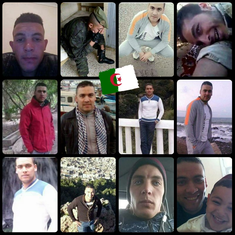 cleopatraamira's tweet photo. ان لله وان اليه راجعون استشهد سبعة افراد من القوات الخاصة الجزائريه في عمليه البويره الله يرحمهم ويصبر اهلهم
@Anthar6Officiel @AntharTeam https://t.co/salAiELv9M
