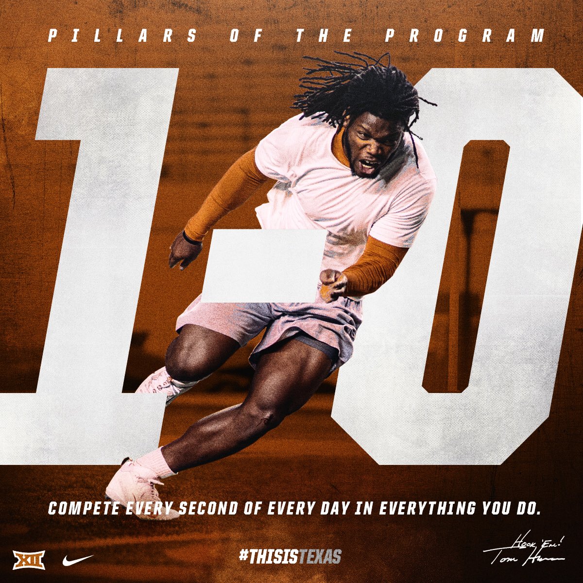 CoachDWarehime's tweet photo. #PillarsOfTheProgram #ThisIsTexas https://t.co/JixWY2X0TB