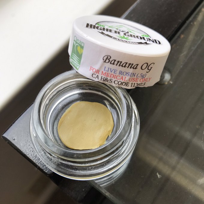 Words can't describe 😍 Banana OG 🍌 live rosin https://t.co/Y9GD7n9OsN