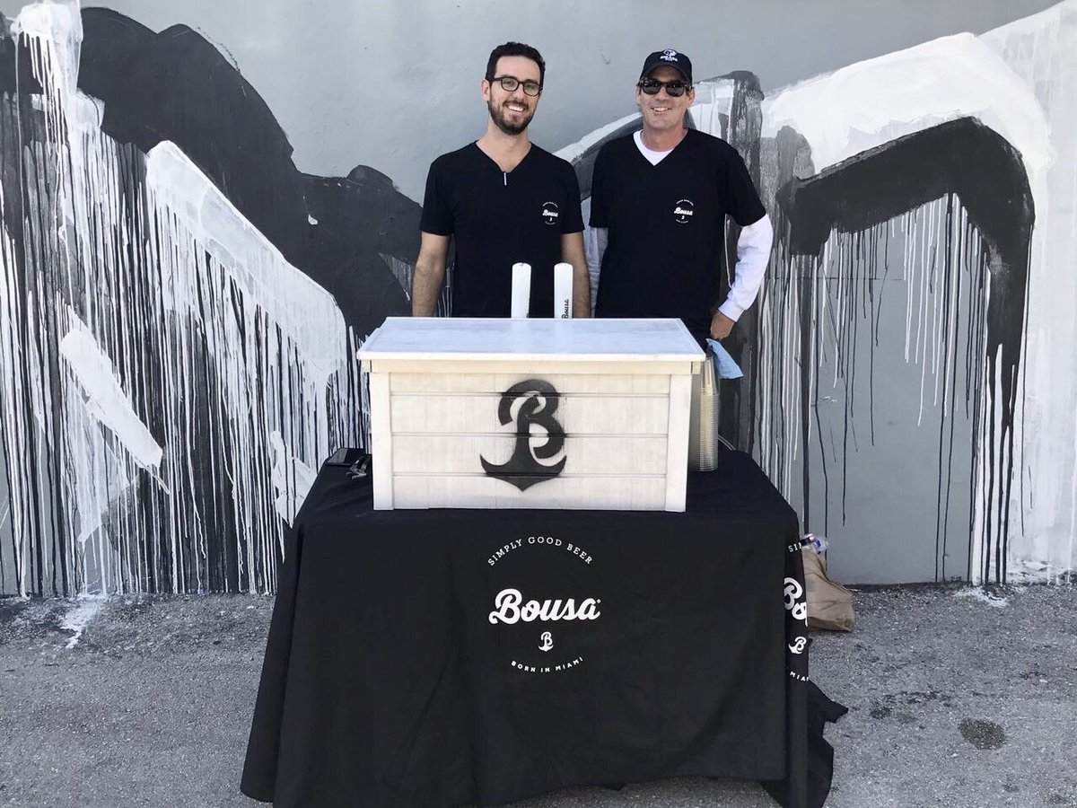Today at the anual #Wynwood market report #CraftBeer #BousaIsComingToTown #BornInMiami