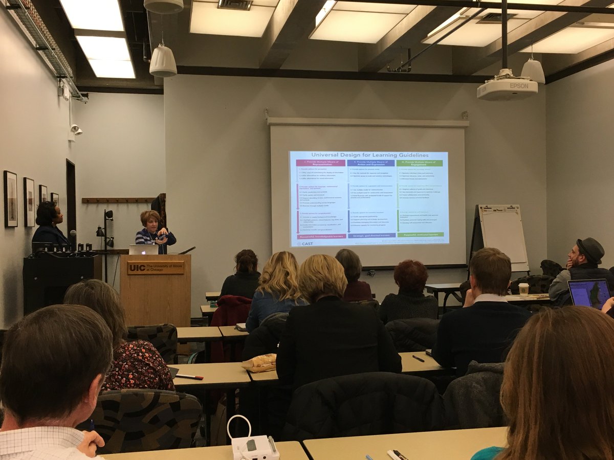 UICTLC's tweet photo. TLC Universal Design for Learning workshop #UDL: Equity instead of equality should guide our teaching #uiclearning https://t.co/xDbZ4BtMdu