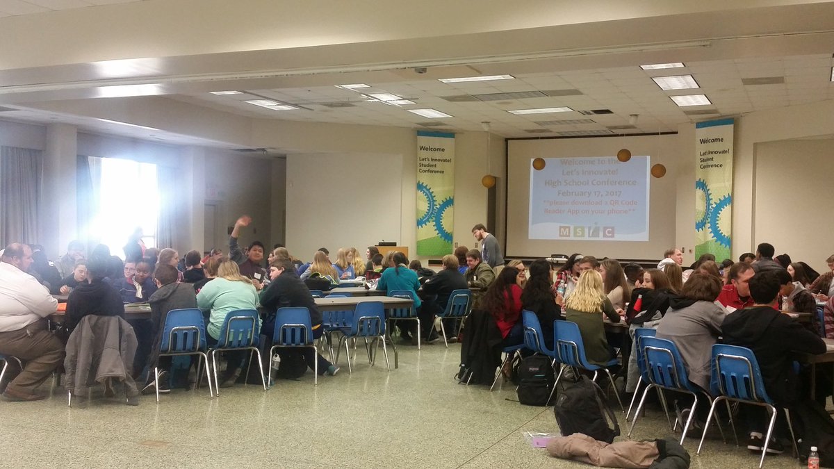 DirectorMSiC's tweet photo. We had a great Let's Innovate Conference for high school students from around the region today. https://t.co/ViNs1vHZjc