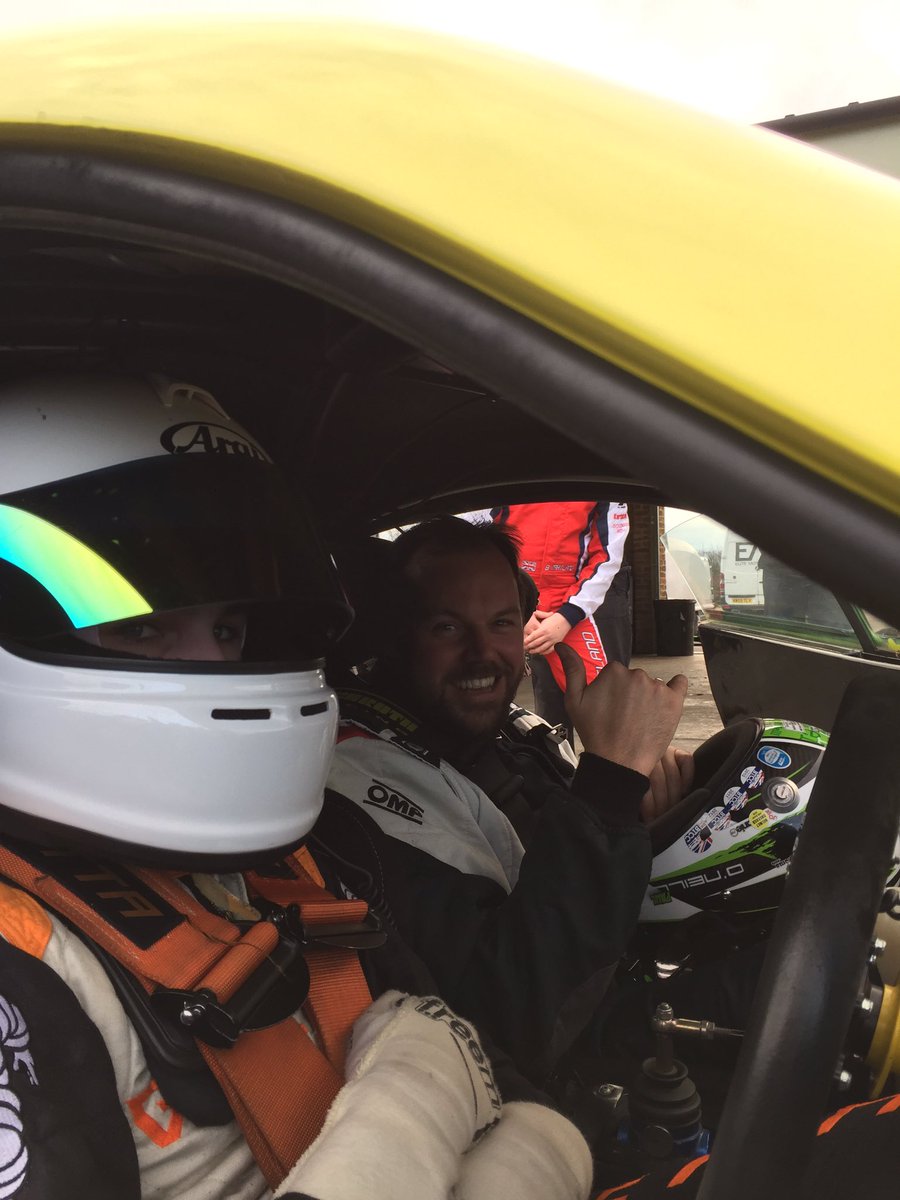 NathanRead45's tweet photo. @HarryKingRacing taking  @PaulONeill29 out for a little blast! 💯#EM https://t.co/cVbm0lRHSb
