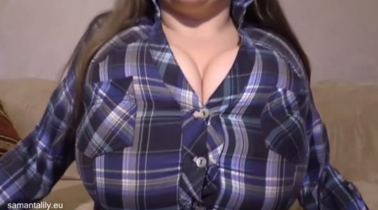 Watch this mesmerizing video of a busty Russian popping shirt buttons with  her massive bussom. | Maxim | Scoopnest