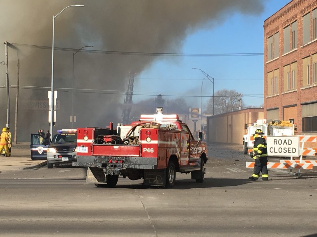 HCMediaOnline's tweet photo. Fire ignites at BG&amp;S Transmissions https://t.co/9OEZmGJ0ki https://t.co/IFMPBNykmf