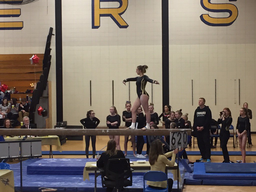 chanstormAD's tweet photo. @STORMHAWKSGYM now on the beam.  Pressure Event! McKenna Vandervoort demonstrates some skill on the beam! https://t.co/YYKbLl9Nu7