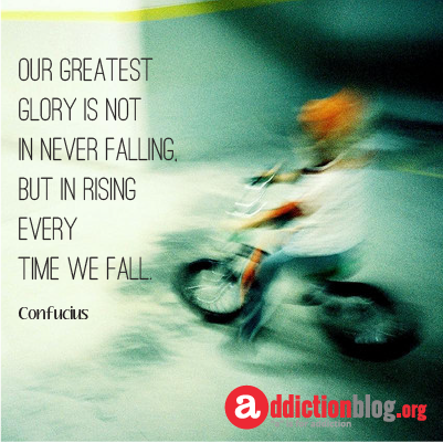 addictionblog's tweet photo. The harder you fall, the stronger you rise... Enjoy your #weekend! https://t.co/t42uGw74gS