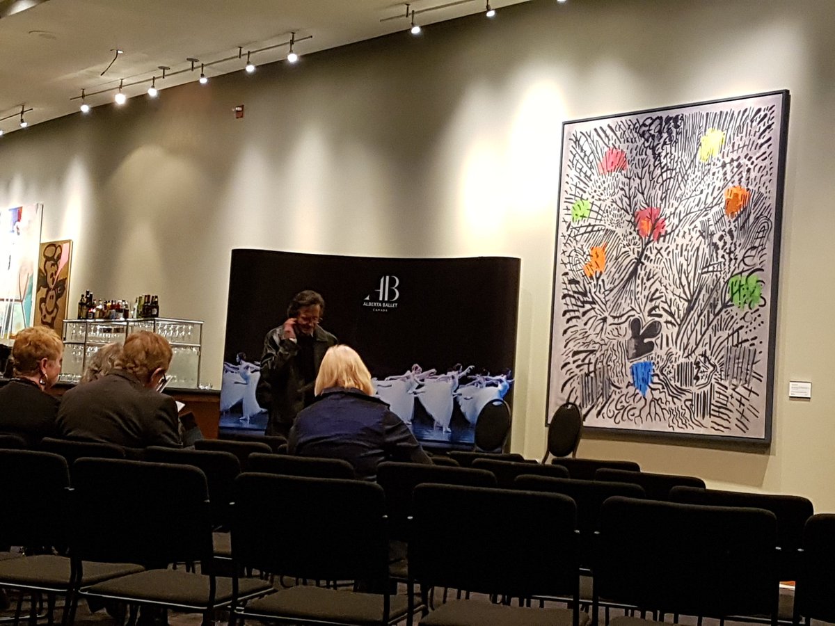 laneycda's tweet photo. Nice dinner at #phoV. Now waiting for the pre-show chat @albertaballet.  Anticipating a great #balletboyz show. https://t.co/qXh8vzvxUn