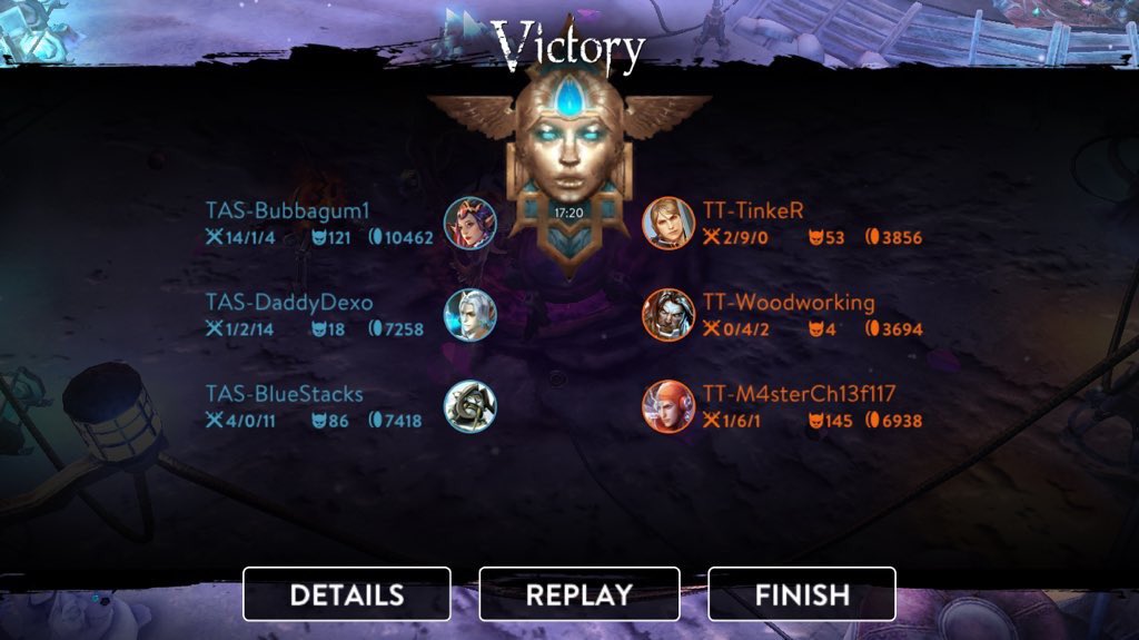 TASeSports's tweet photo. Good Game to Team TinkeR, we are moving onto the finals in @_TBCS_ against @OffMetaGamingU ! https://t.co/49lJ4VHLEB