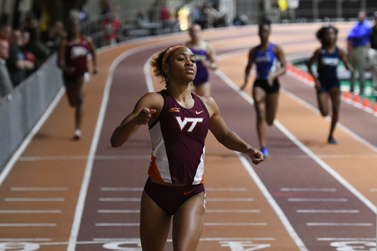 HokiesTFXC's tweet photo. @whaTCHU_MEan:

START ➡️ FINISH

Locked in for a PR ⏰ of 24.08! https://t.co/AGfRQ1nKiv